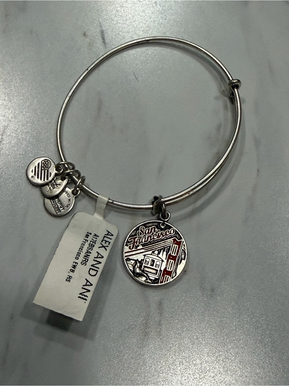 Alex & Ani Bangle Bracelet Jewelry - Silver - San Francisco- California